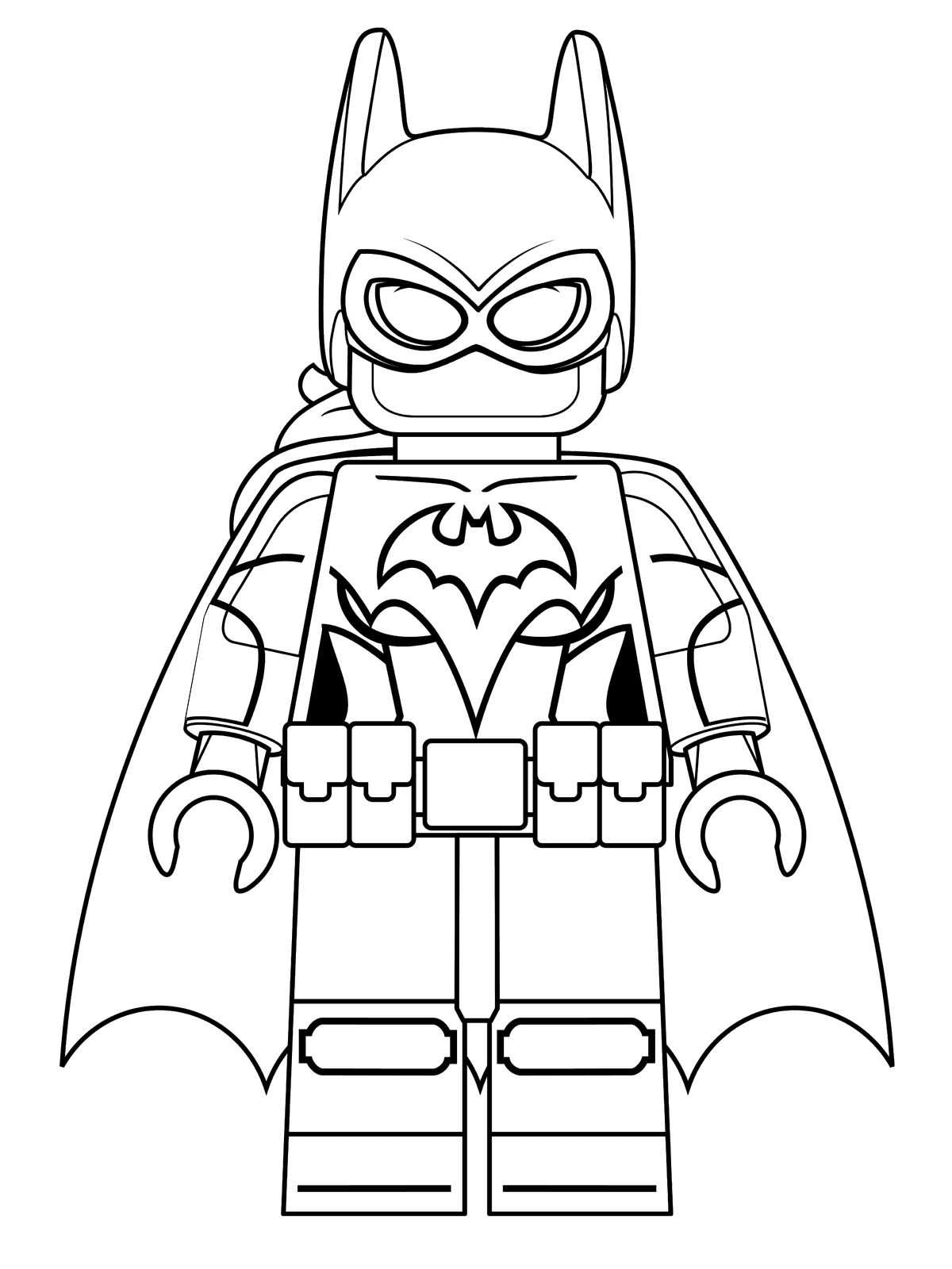 91 Misc. Lego Minifigures Coloring Pages Printable 92