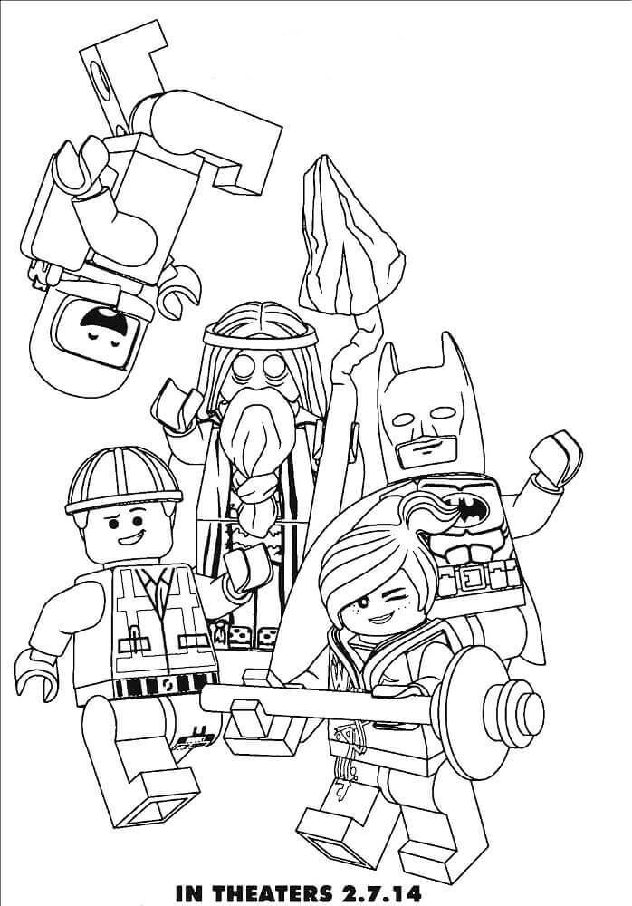 91 Misc. Lego Minifigures Coloring Pages Printable 95