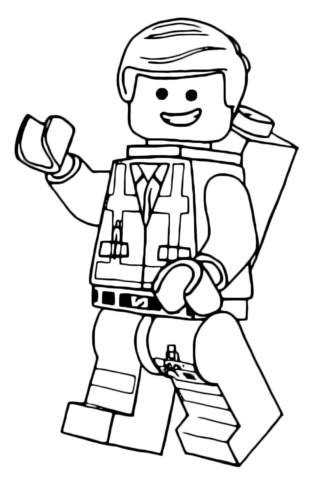 91 Misc. Lego Minifigures Coloring Pages Printable 98