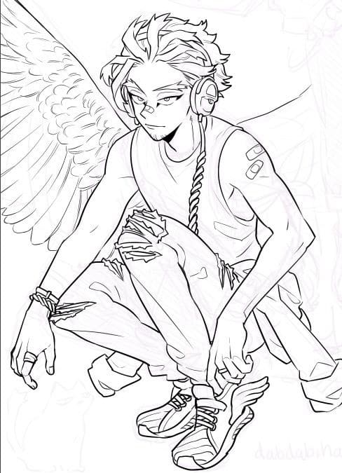 94 Hawks Coloring Pages Printable 32