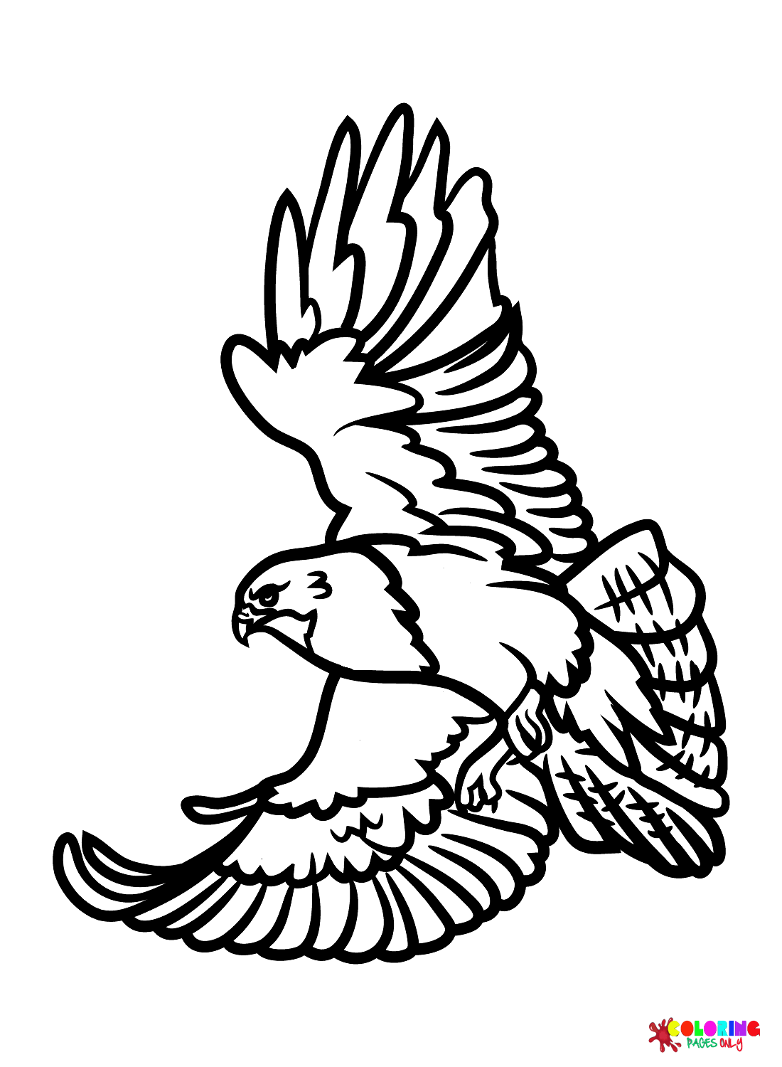 94 Hawks Coloring Pages Printable 64