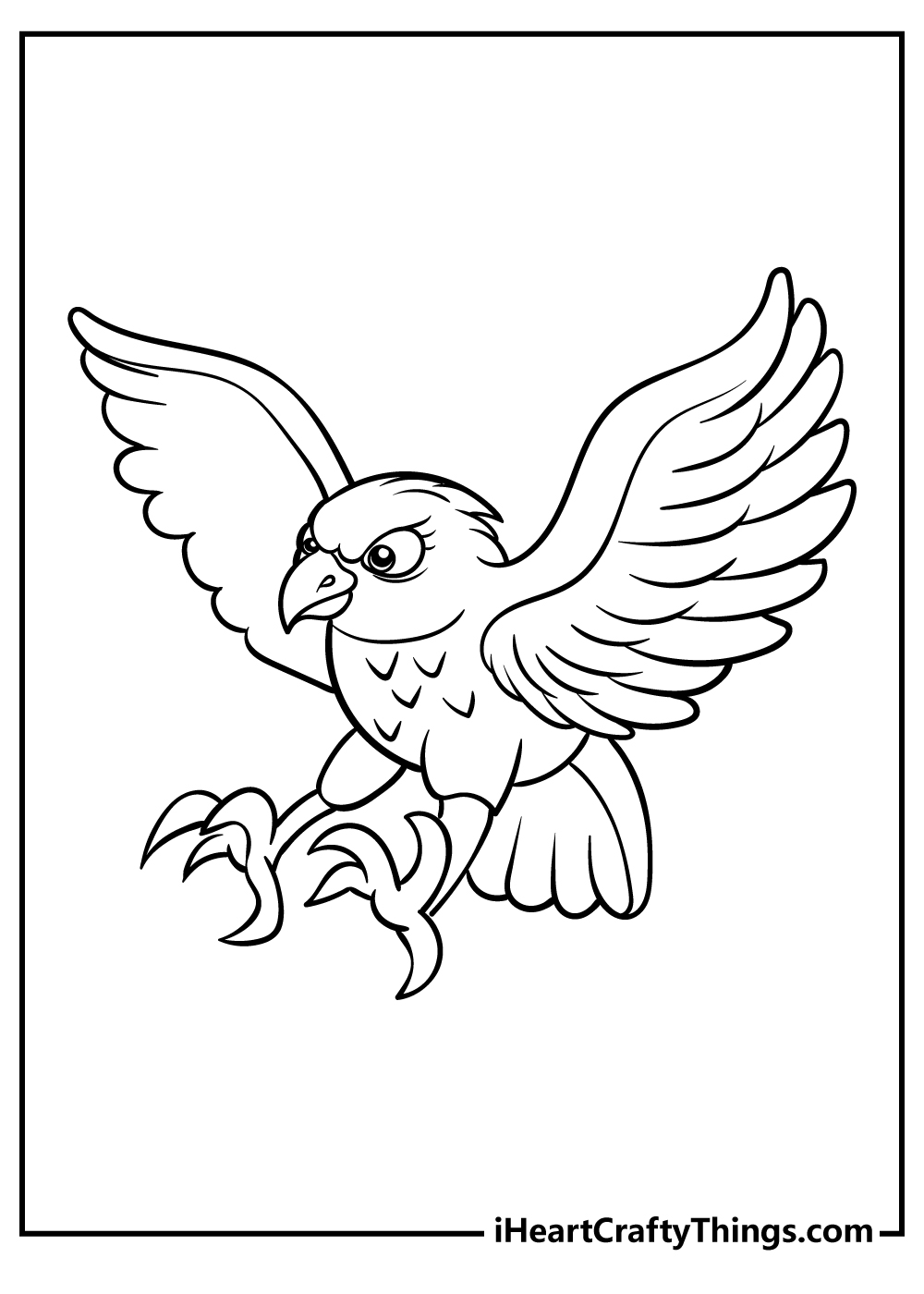 94 Hawks Coloring Pages Printable 89