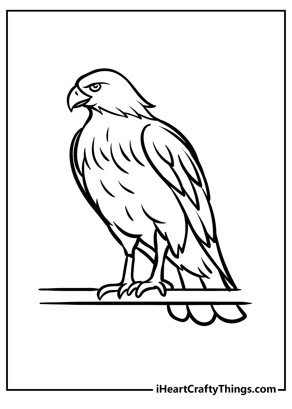 94 Hawks Coloring Pages Printable 96