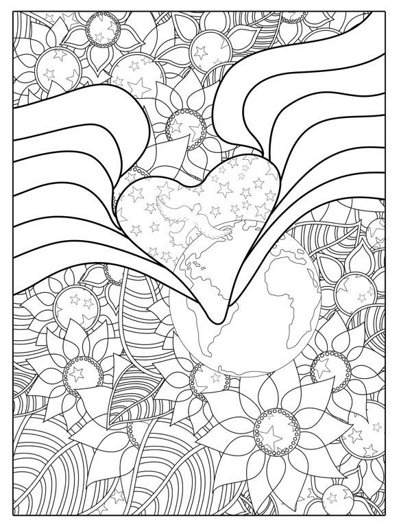 96 Relaxing Coloring Pages for Adults Printable 19