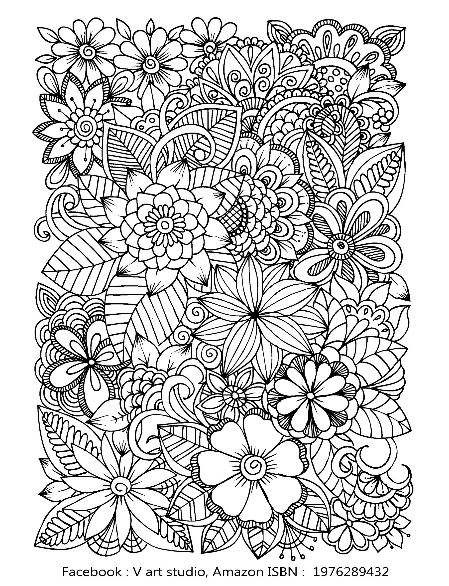 96 Relaxing Coloring Pages for Adults Printable 41