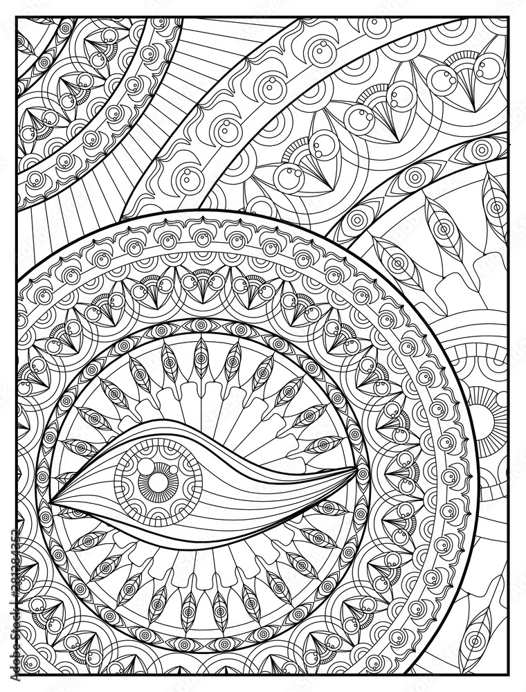 96 Relaxing Coloring Pages for Adults Printable 42