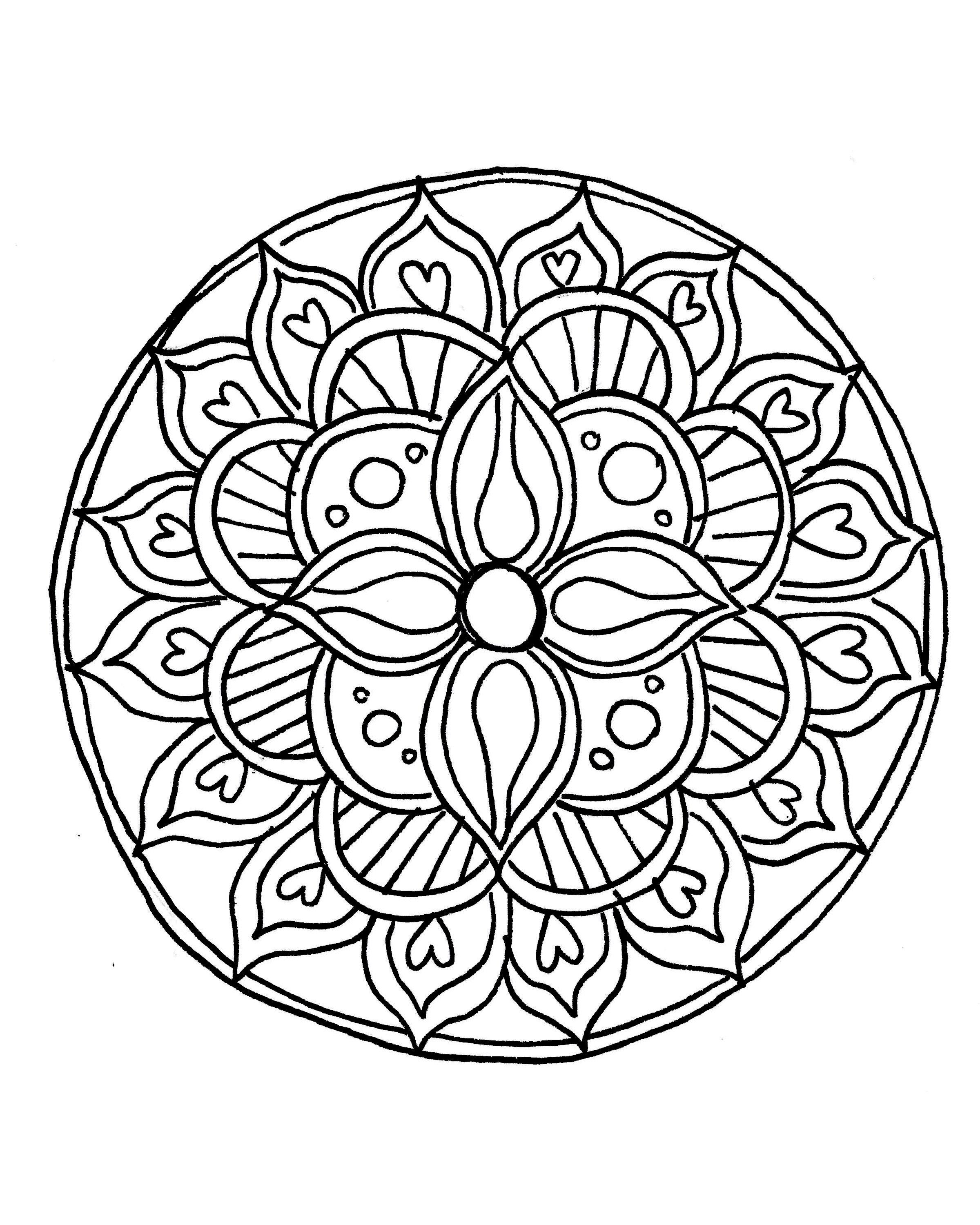 relaxing coloring pages for adults printable jpg