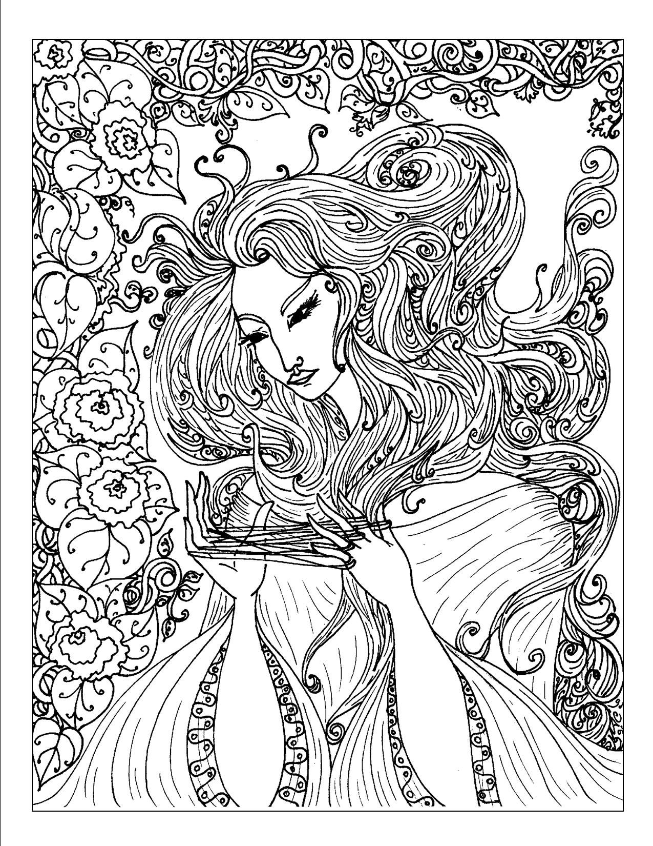 relaxing coloring pages for adults printable jpg