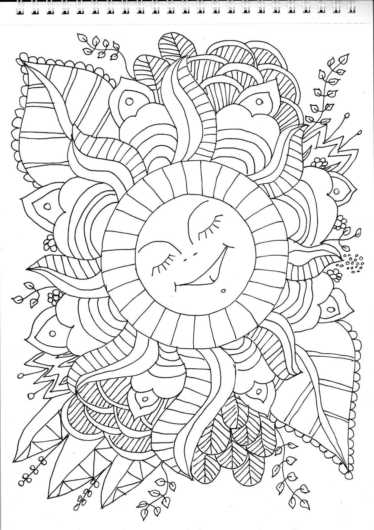 96 Relaxing Coloring Pages for Adults Printable 51