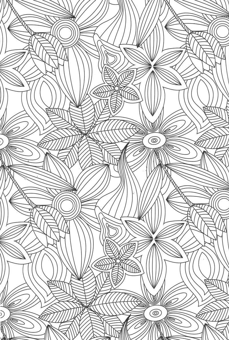 96 Relaxing Coloring Pages for Adults Printable 53