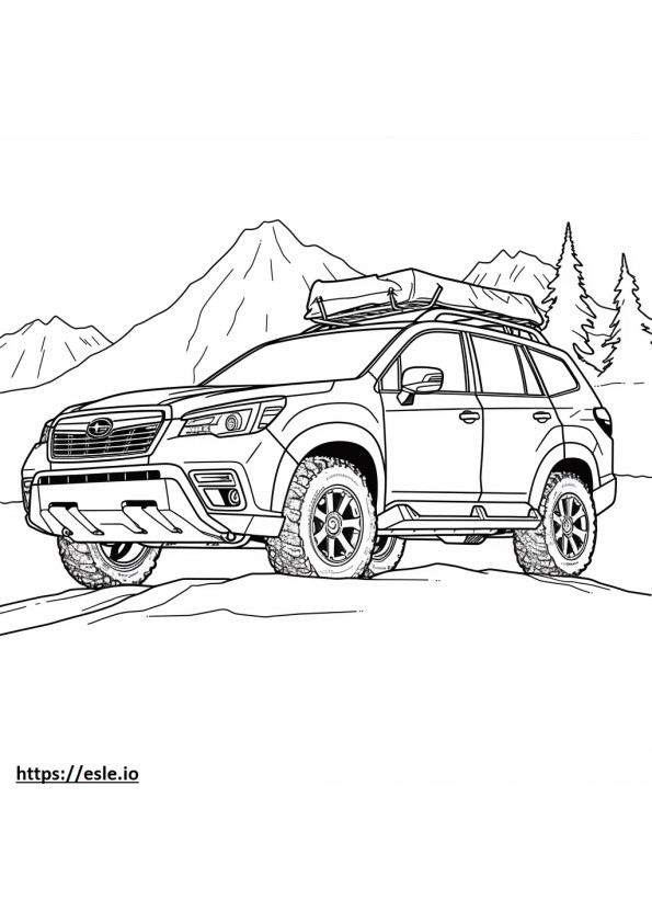 96 Subaru Coloring Pages Printable 28