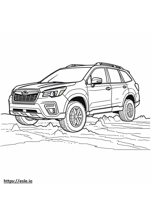 96 Subaru Coloring Pages Printable 3