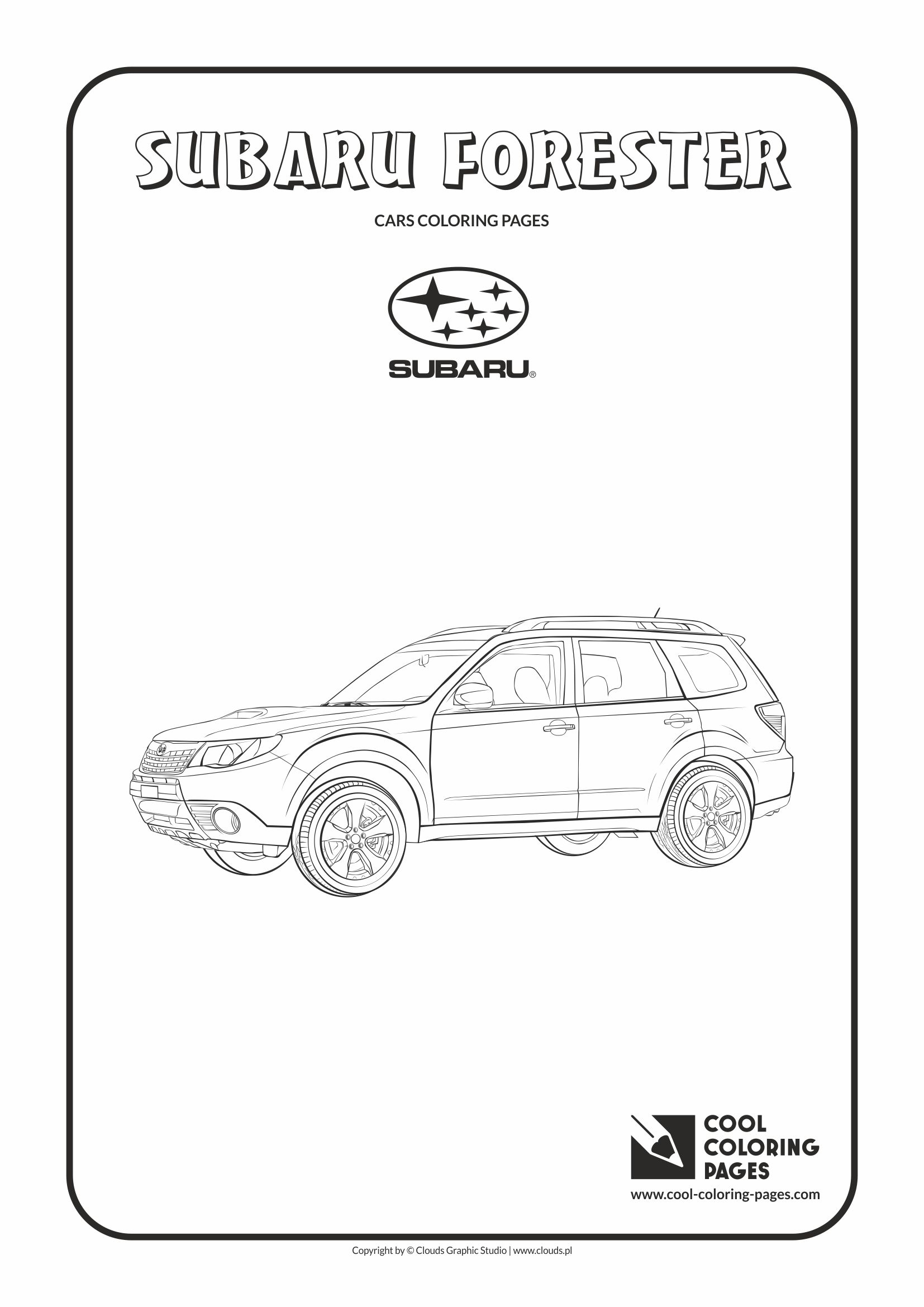 96 Subaru Coloring Pages Printable 50