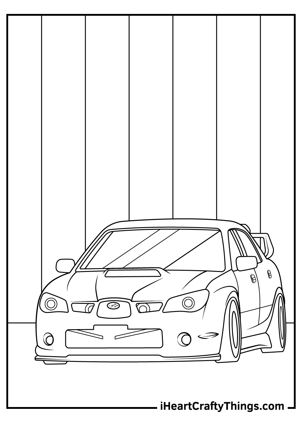 96 Subaru Coloring Pages Printable 52