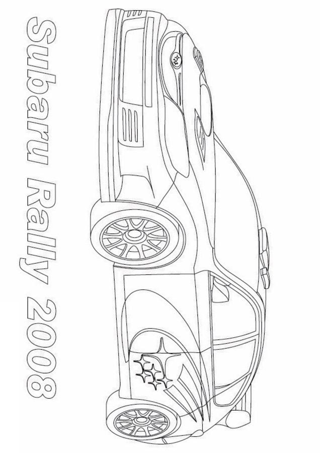 96 Subaru Coloring Pages Printable 54