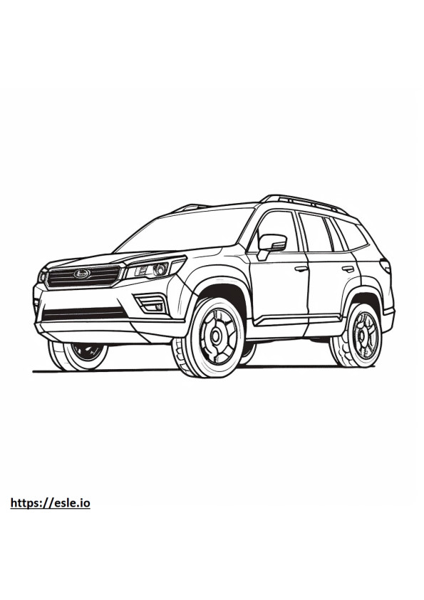 96 Subaru Coloring Pages Printable 7