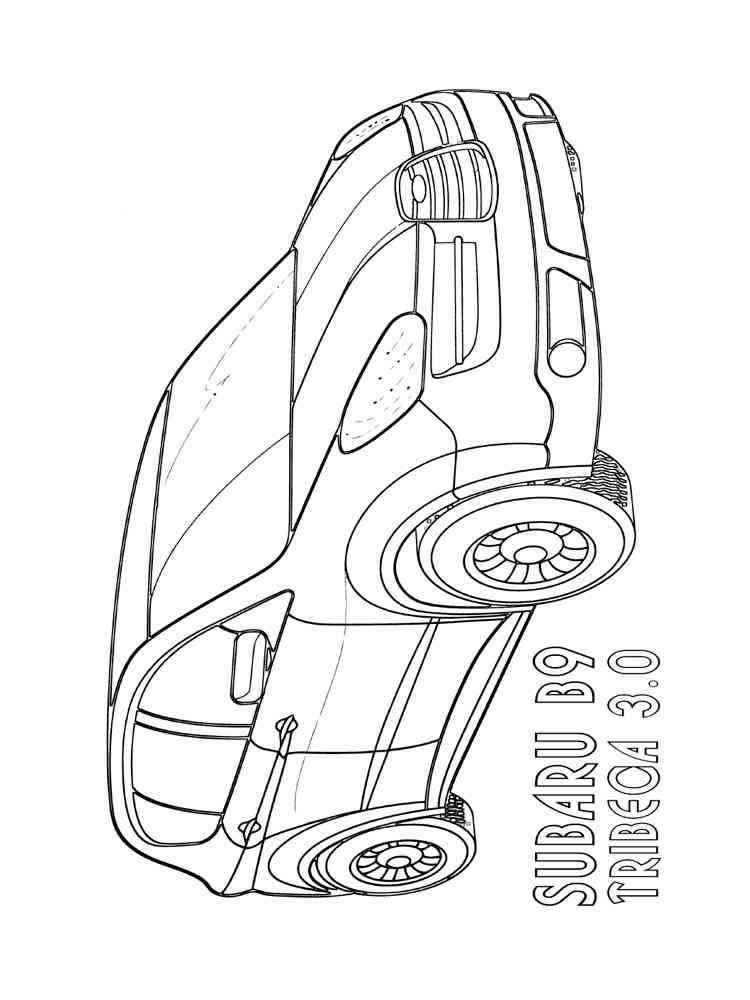 96 Subaru Coloring Pages Printable 71