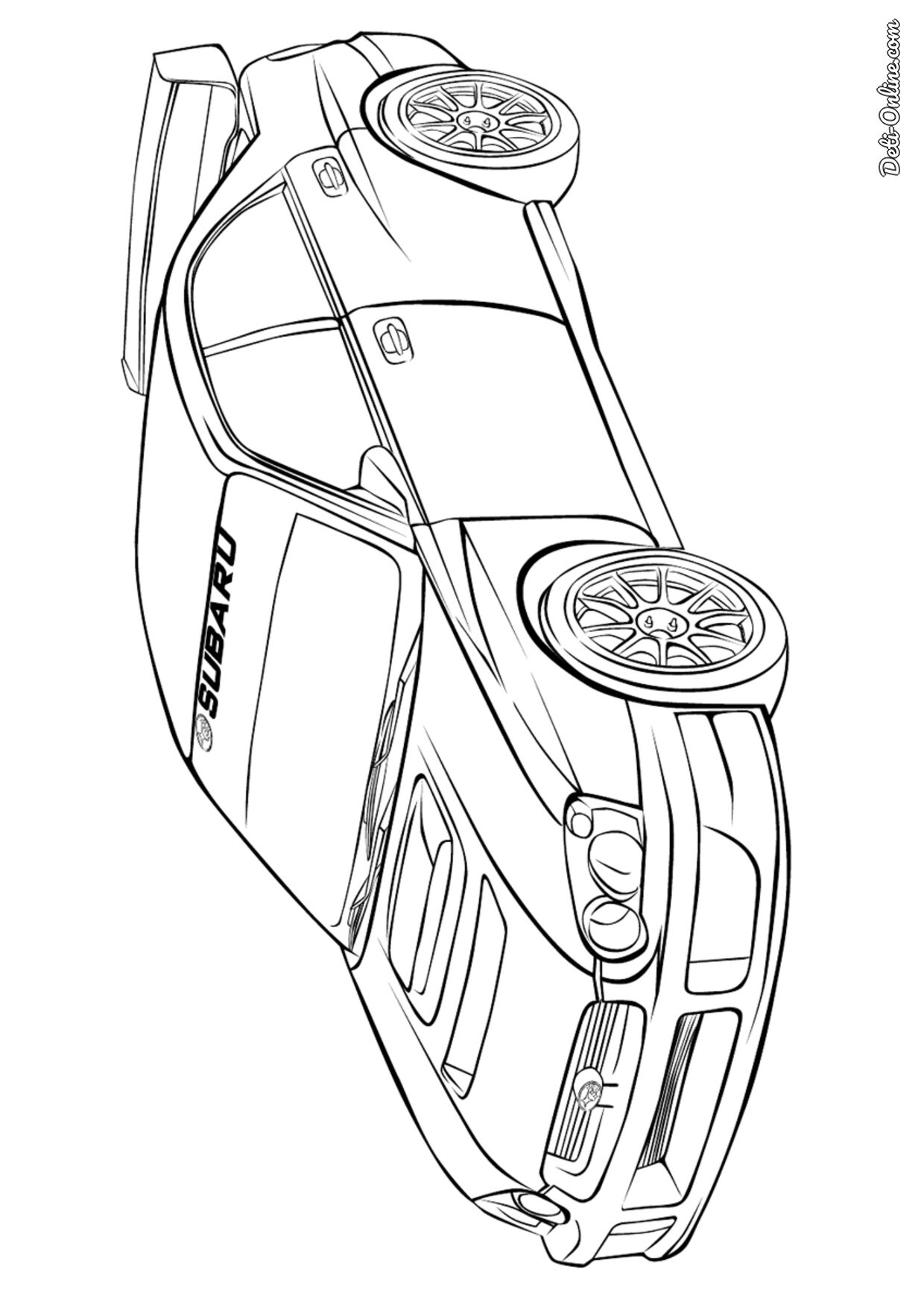 96 Subaru Coloring Pages Printable 72