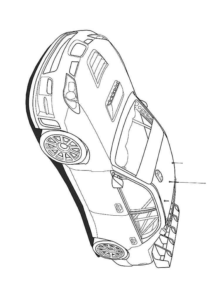 96 Subaru Coloring Pages Printable 76