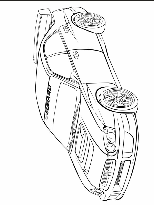 96 Subaru Coloring Pages Printable 77