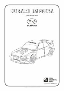 96 Subaru Coloring Pages Printable 98