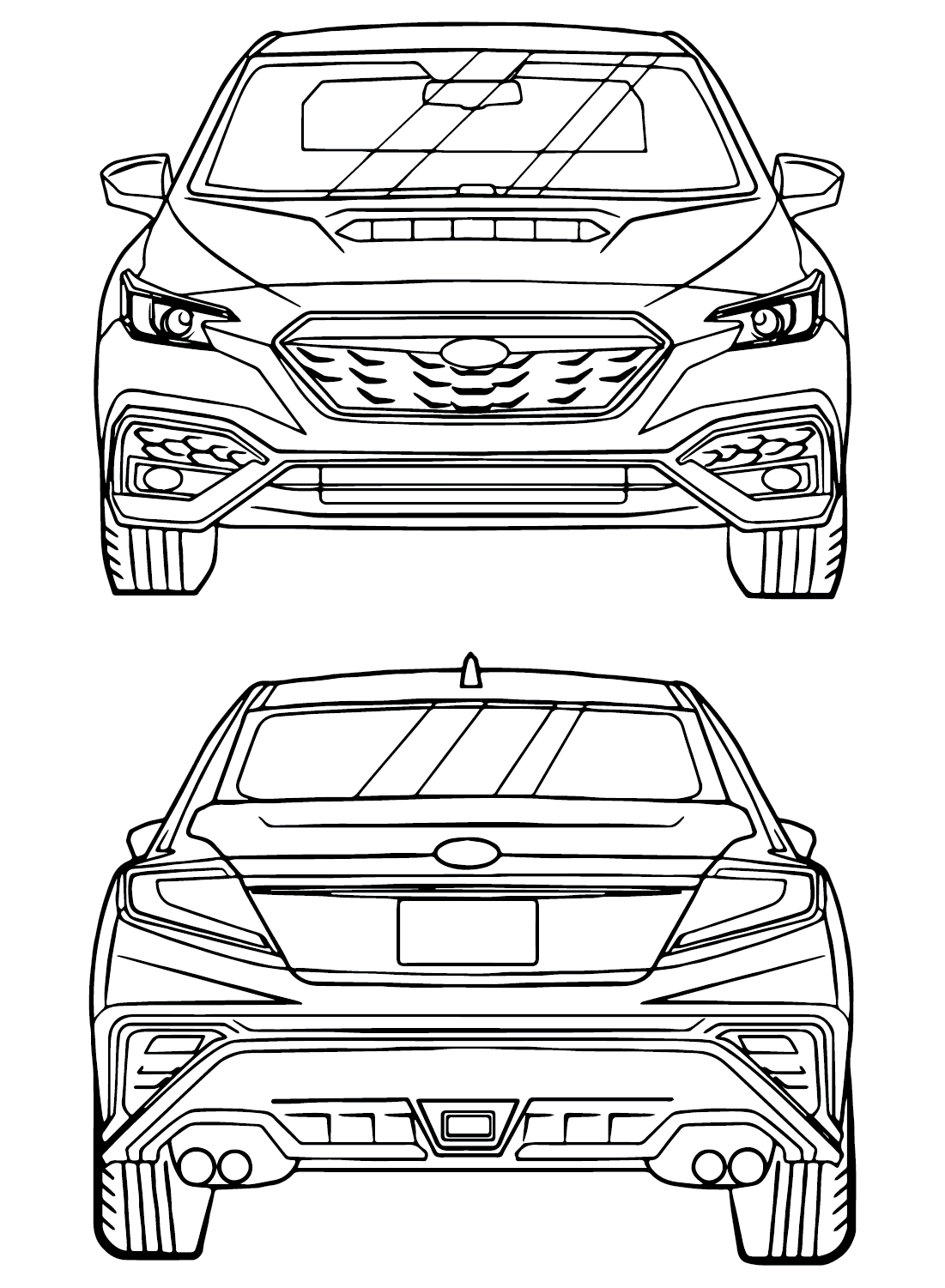 96 Subaru Coloring Pages Printable 99