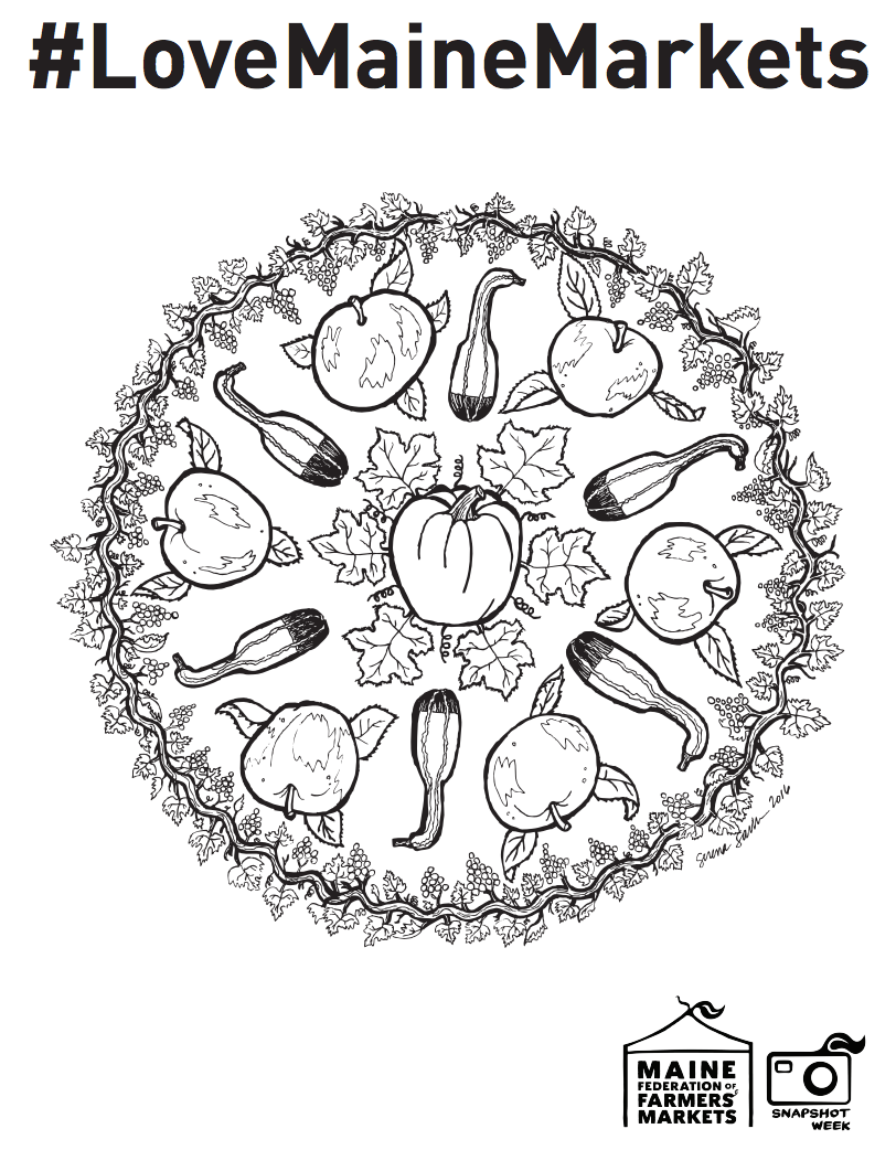 98 Farmers Market Coloring Pages Printable 11