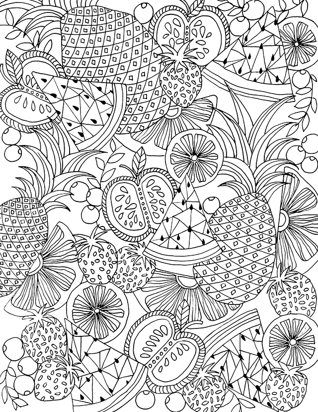 98 Farmers Market Coloring Pages Printable 14