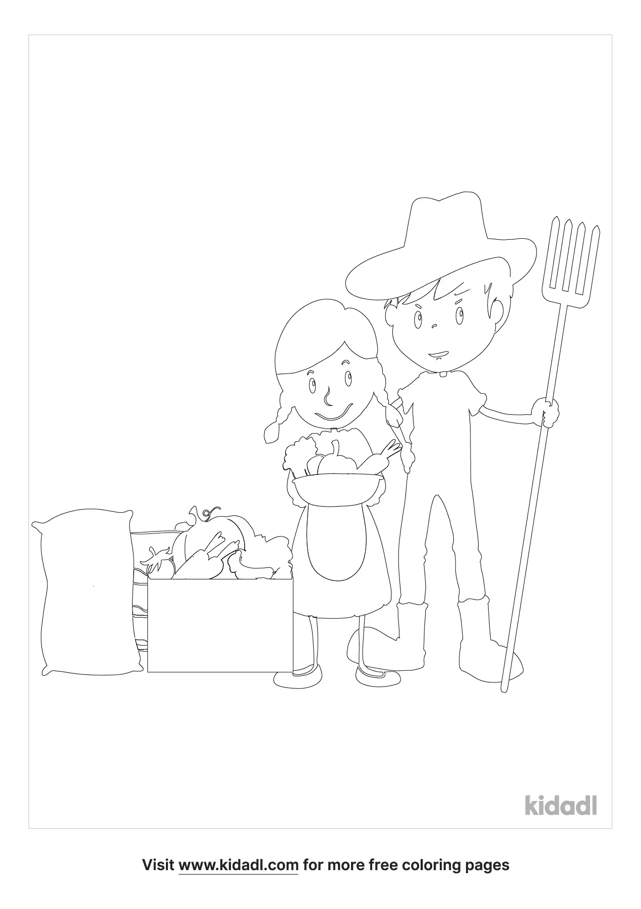 98 Farmers Market Coloring Pages Printable 2