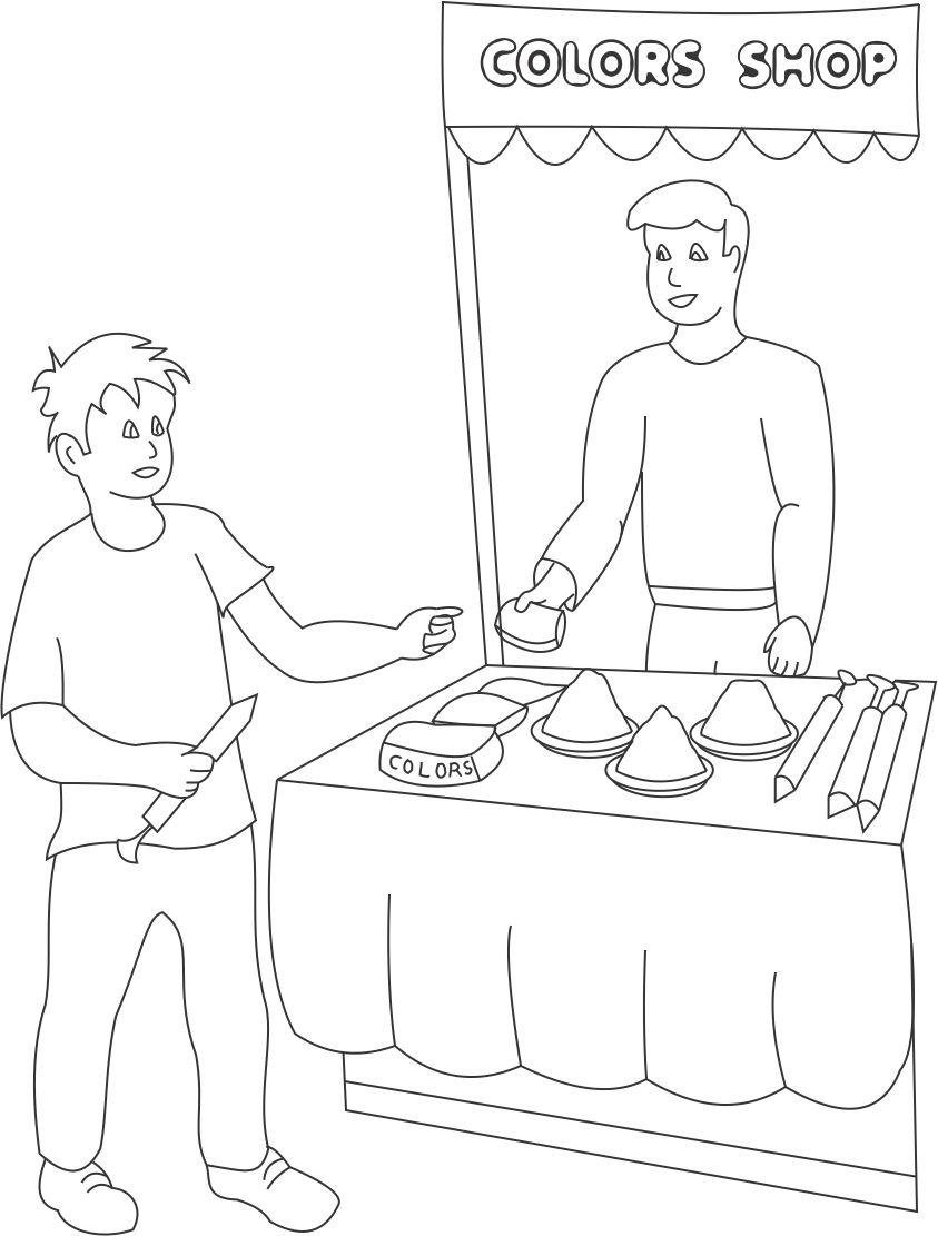 98 Farmers Market Coloring Pages Printable 47