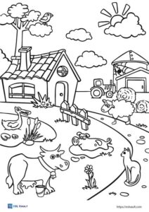 98 Farmers Market Coloring Pages Printable 64