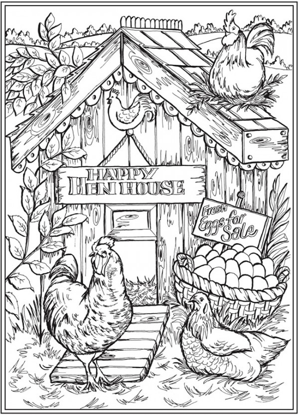 98 Farmers Market Coloring Pages Printable 68