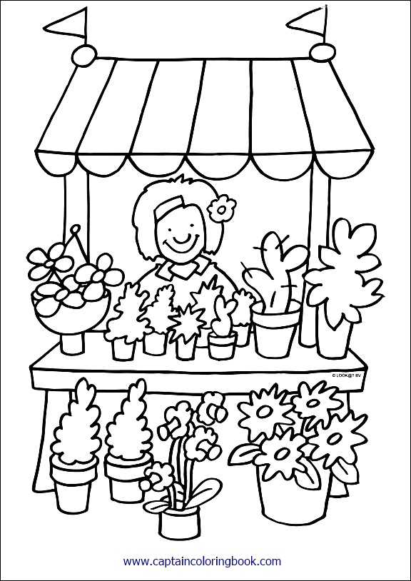 98 Farmers Market Coloring Pages Printable 84