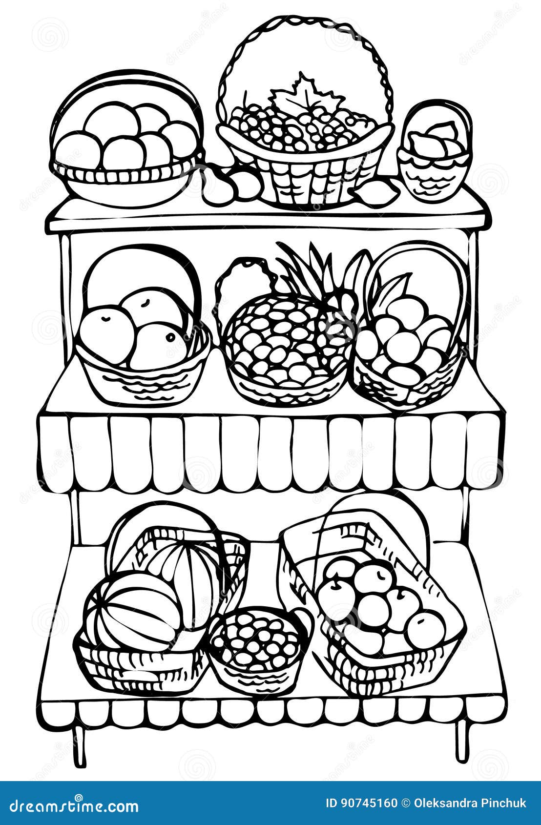 98 Farmers Market Coloring Pages Printable 96