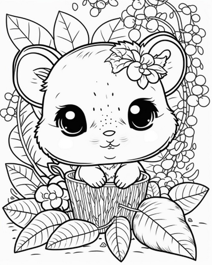 complex animal coloring pages printable jpg