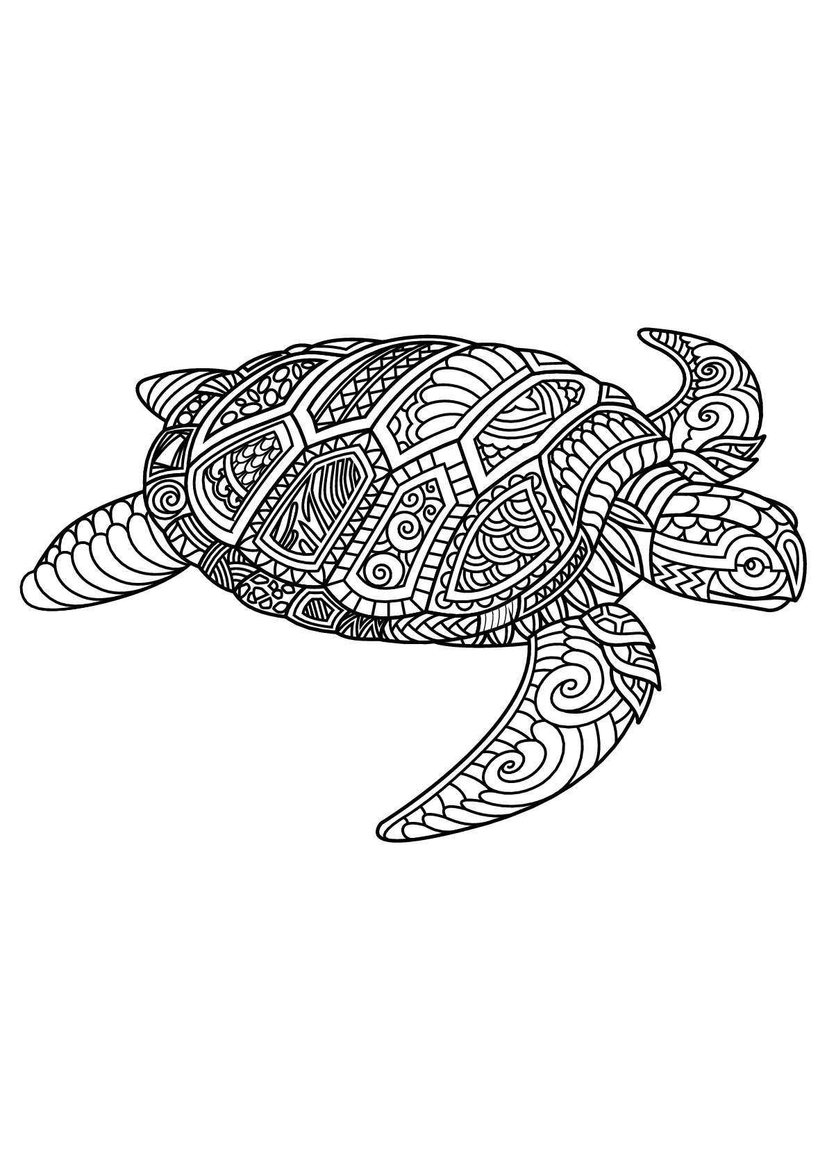 31 Complex Animal Coloring Pages Printable 13