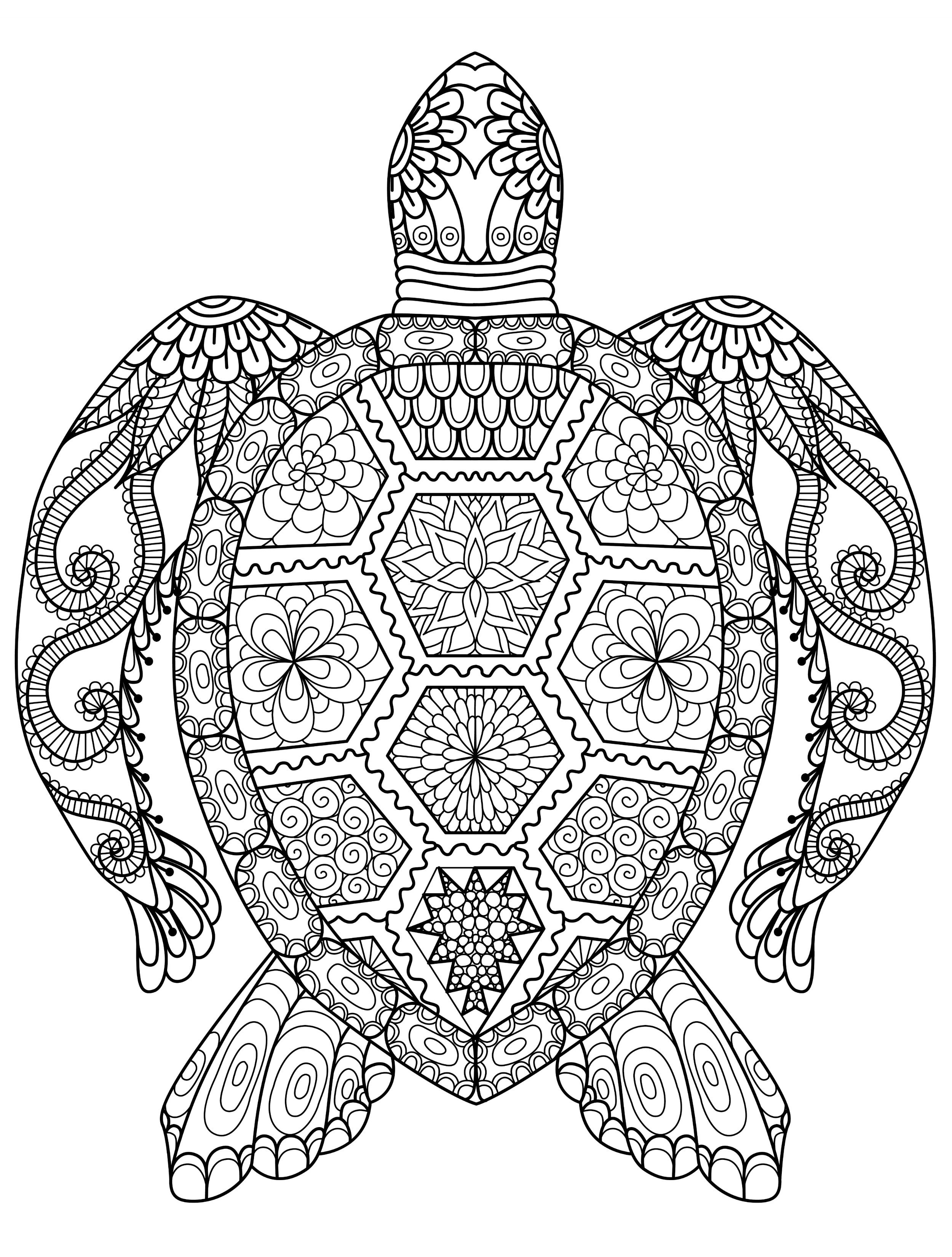 complex animal coloring pages printable jpg