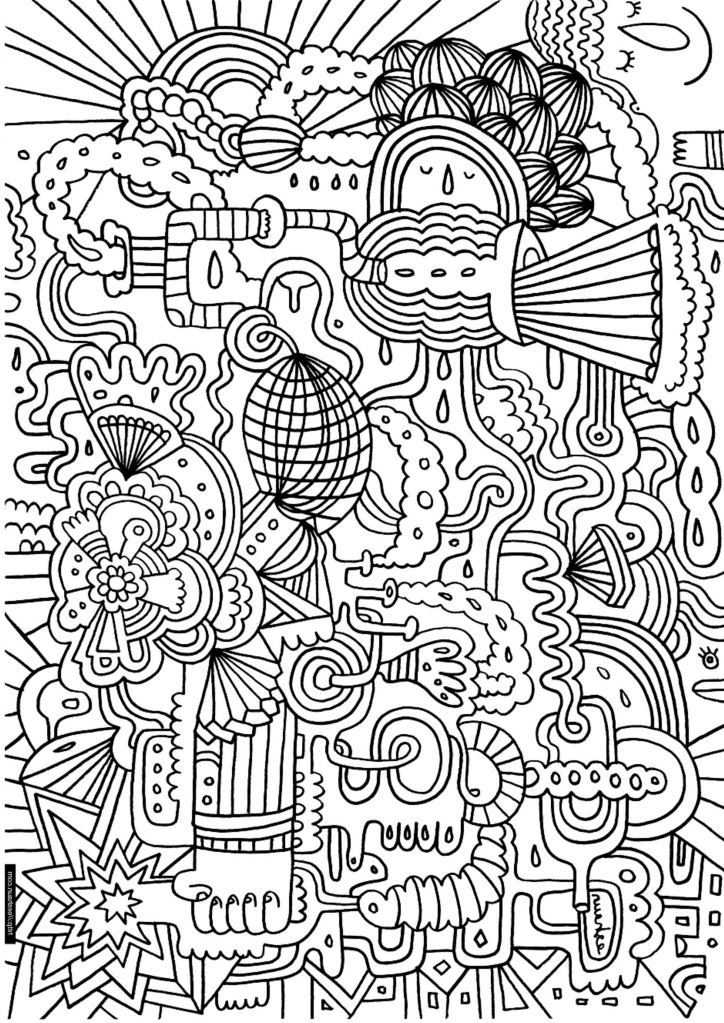 complex animal coloring pages printable jpg