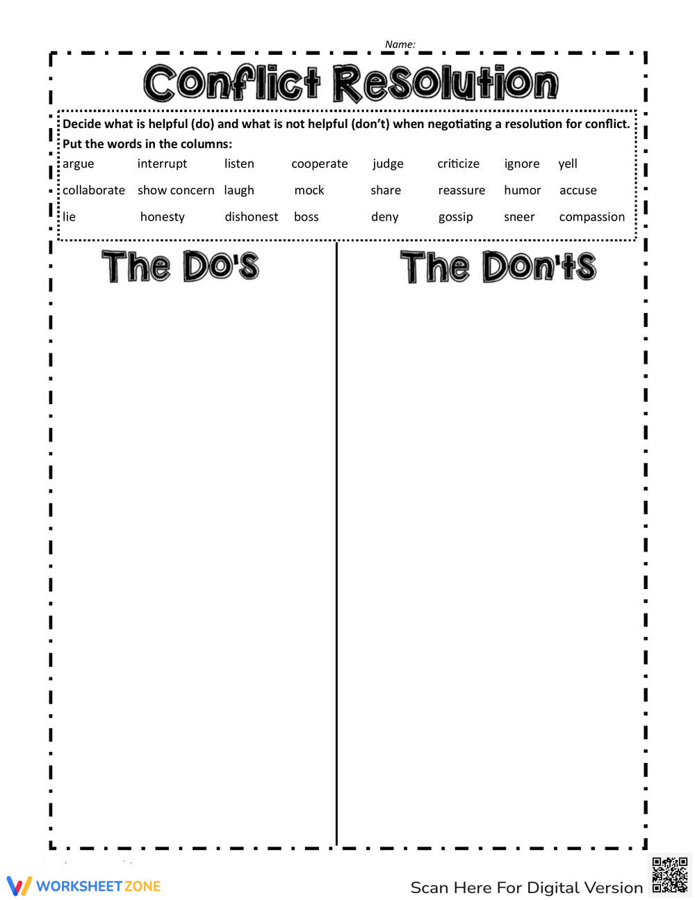 31 Conflict Resolution Coloring Pages Printable 28