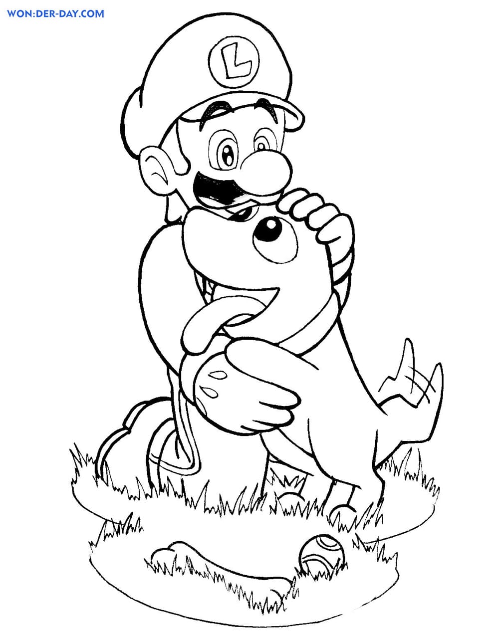 free printable luigi coloring pages for kids jpg