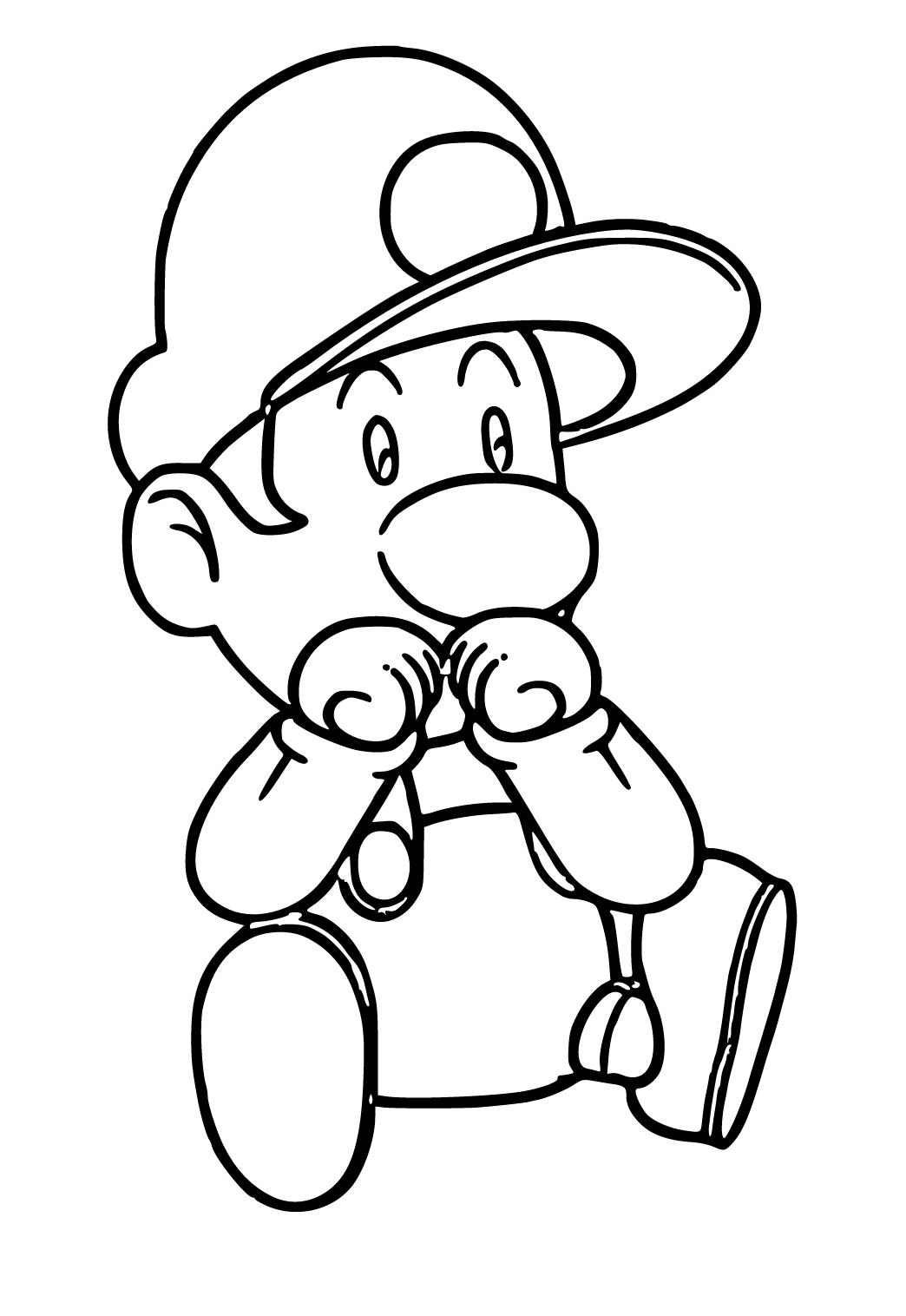 free printable luigi coloring pages for kids jpg