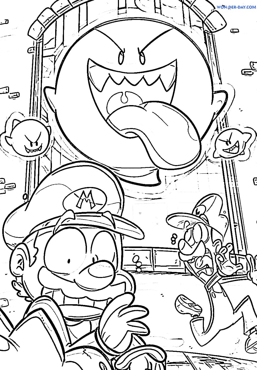 32 Free Printable Luigi Coloring Pages for Kids 19