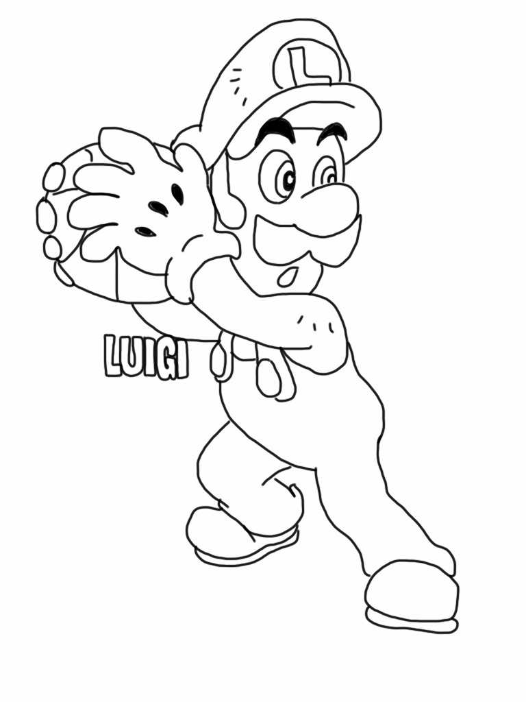 32 Free Printable Luigi Coloring Pages for Kids 2