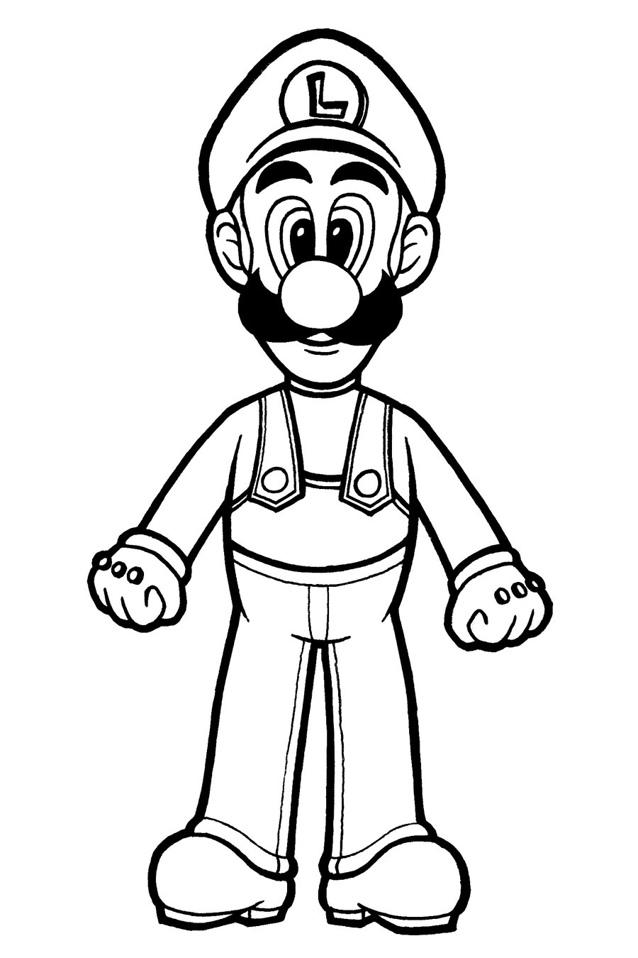 32 Free Printable Luigi Coloring Pages for Kids 25