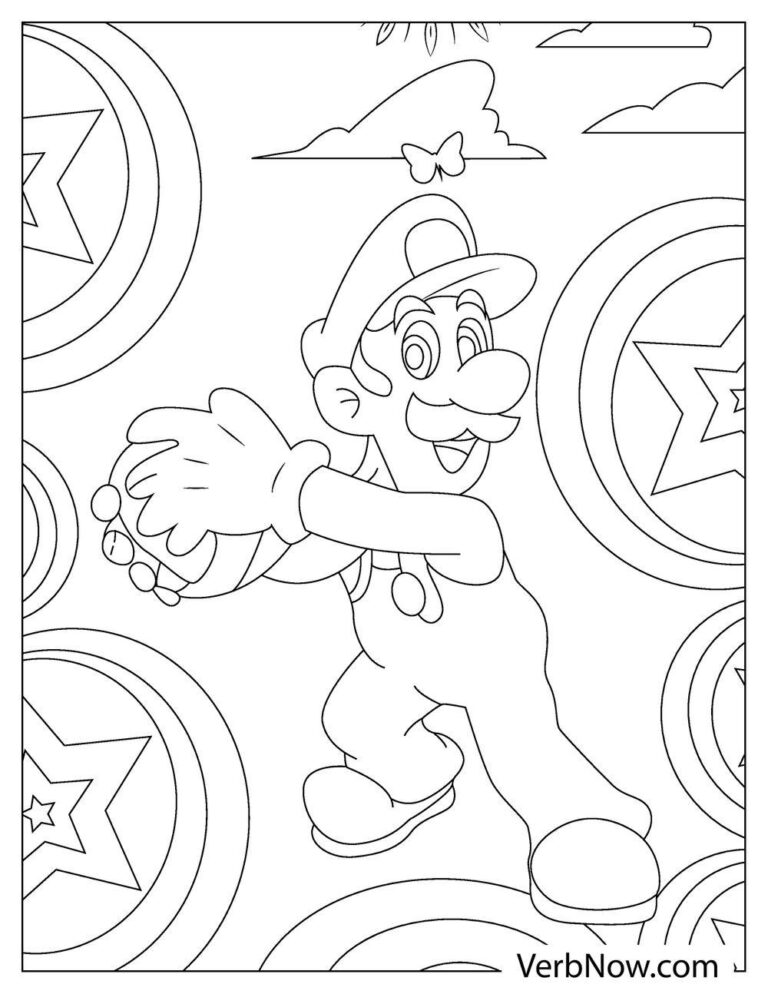 32 Free Printable Luigi Coloring Pages for Kids 28