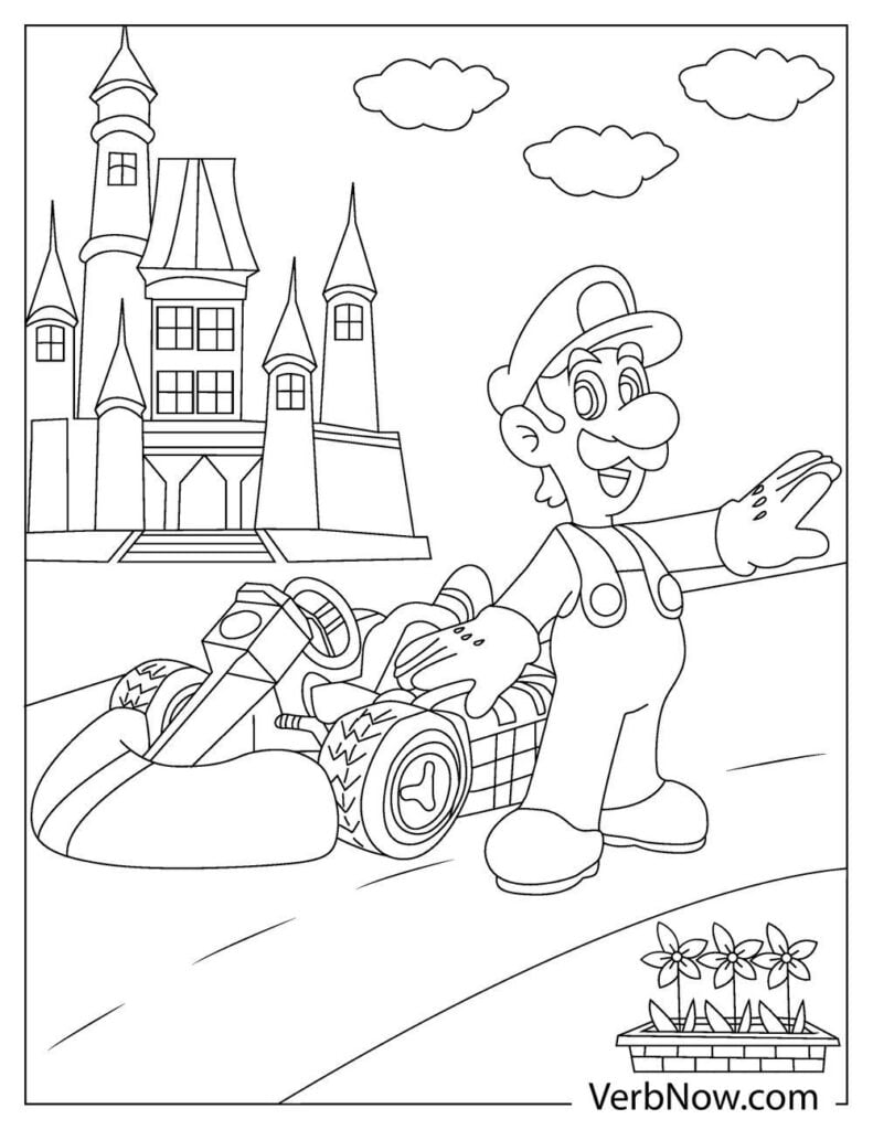 32 Free Printable Luigi Coloring Pages for Kids 3