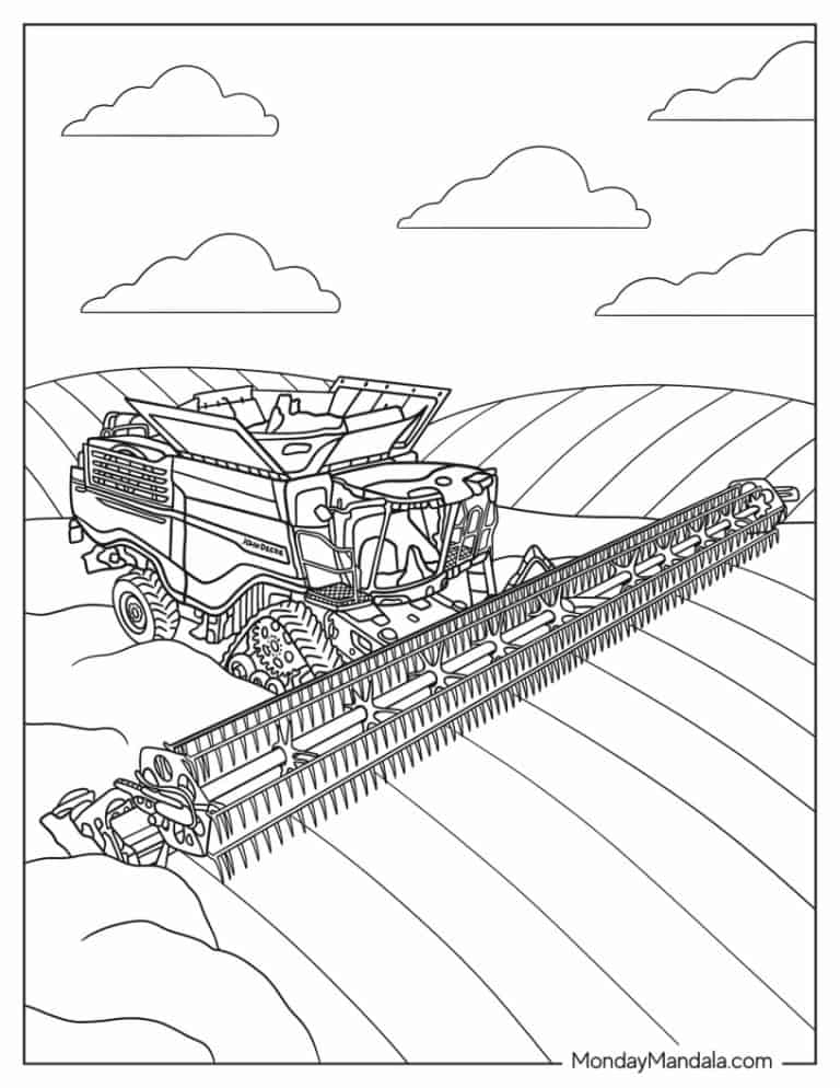 32 Printable John Deere Coloring Pages 10