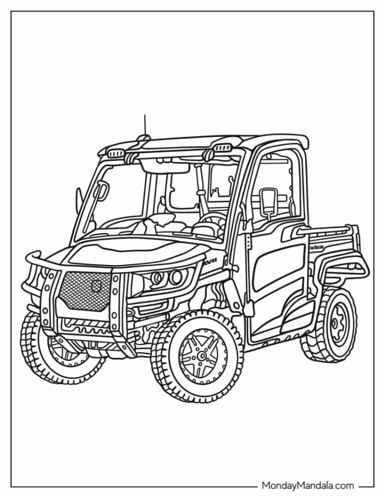 32 Printable John Deere Coloring Pages 29