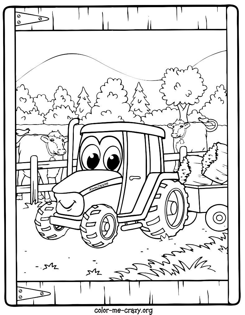 32 Printable John Deere Coloring Pages 4