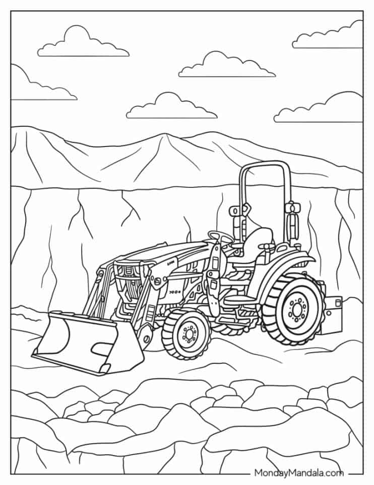 32 Printable John Deere Coloring Pages 8